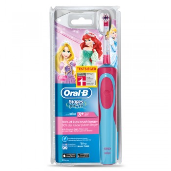 Oral-B Stages Power Kids Rechargeable Electric Toothbrush - Disney Princess