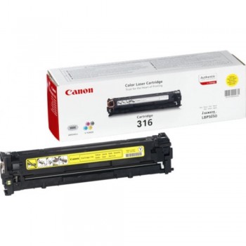 Canon Cartridge 316 Yellow Toner Cartridge