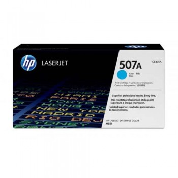 HP 507A Cyan LaserJet Toner Cartridge (CE401A)