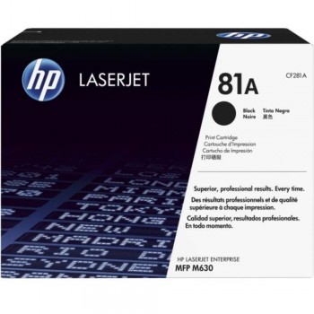 HP 81A Black Original LaserJet Toner Cartridge (CF281A)