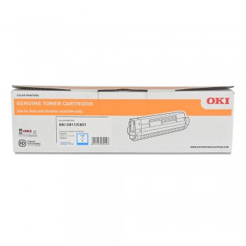 OKI C831 Cyan Toner - 44844525