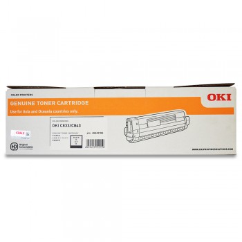 OKI C833 Toner cartridge 10k pages - Black (46443108)