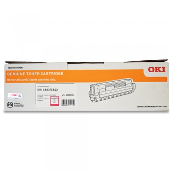 OKI C833 Toner cartridge 10k pages - Magenta (46443106)