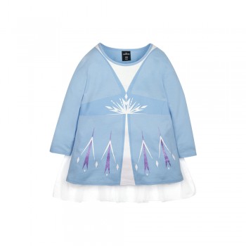 Frozen 2 Series Elsa Cloak Kids Tee - (Blue, Size 100)