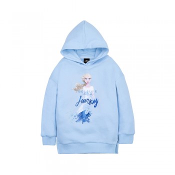 Frozen 2 Series: Elsa Kids Hoodie (Blue, Size 100)