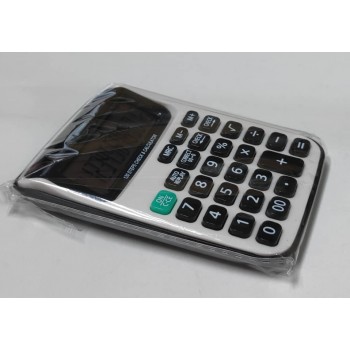 12 Digit Dual Power Electronic Calculator - [Pocket Size] - 12cm x 8.7cm ( Without Box)