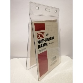 CBE 2531 Multi-Function ID Card (4 pocket)