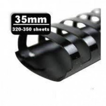 (10pcs / Pack) 35MM Black Plastic Binding Comb (Up To 320 Sheets) -10pcs / Pack