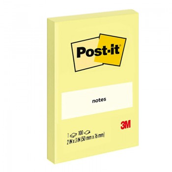 3M 656 Post It Notes / Sticky Notes 3" x 2" (1 pad = 100 sheets)