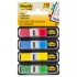 3M Post It Small Colour Flags (683-4) - 4 Colours x 35's