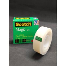 3M Scotch Magic Tape  - 1roll/ box (19mm x 32.9m - 810) 