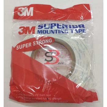 3M D/Sided PE Foam Tape 18mmX10y (superior mounting Tape)