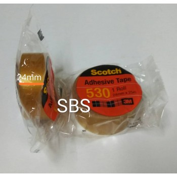 3m Scotch Adhesive Tape 530 (TP-5302425) 24mm x 25m