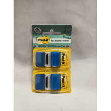 3M Post-it Colour Flags (Twin Pack) - 1 in x 1.7 in (25,4 mm x 43,2 mm) - Blue