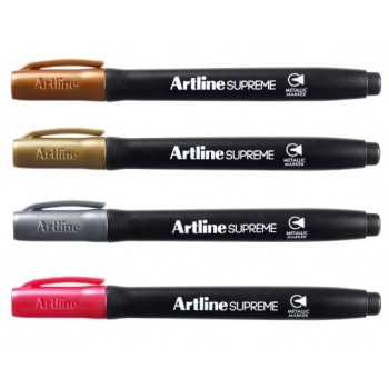 Artline Supreme Permanent Marker (Silver)