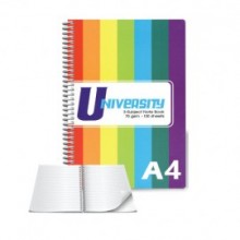 University 3-subject Note Book A4 (SUB7903-A4)