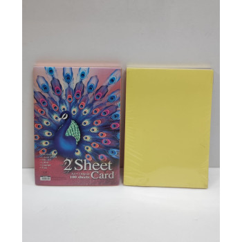 A4 110gsm Colour Paper (100's/Pkt) - Yellow