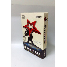 LUCKY STAR A4 PREMIUM COLOUR PAPER 80gsm ( LIGHT COLOURS ) - Ivory