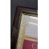 [ A4 ] CERTIFICATE FRAME / PHOTO DECO FRAME / DOCUMENT FRAME (Brown Wooden Colour With Gold Line)