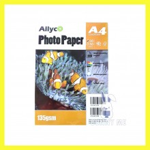  Glossy Photo Paper A4 (135 gsm ) - 20 sheets / Pkt