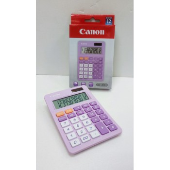 Canon 12 Digit Dekstop Calculator - AS-120 V II (Lavender)