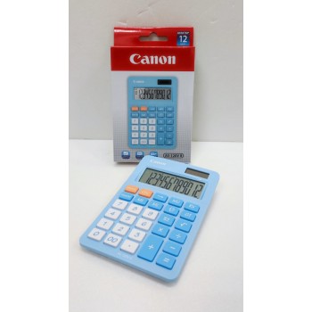 Canon 12 Digit Dekstop Calculator - AS-120 V II (Sky Blue)