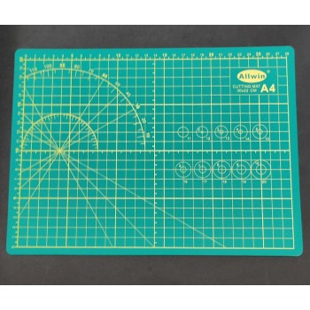 Allwin Cutting Mat Self-Healing A4  - ( 30cm x 22cm ) / (11 Inch x 8 Inch)