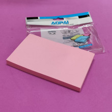 Sticky Notes Pad 3" x 5"/ Memo Sticky Note /  - 100 Sheets @Pad - Pink (Aopai)