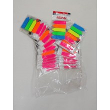  [24 Pads @ Pkt] - Aopai 5 Colour Arrow Index Sticky Notes (12mm x 45mm) 