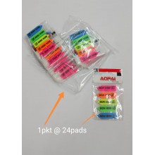 [24Pads/Pkt] - Aopai 5 Colour Arrow Index "SIGN HERE" Sticky Notes (12mm x 45mm) 