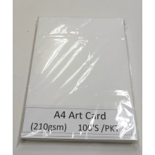 A4 Art Card Paper 210gsm (Glossy) - 100's / Pack