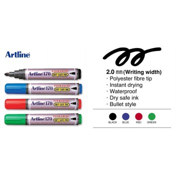Artline 170 Dry Safe Permanent Marker - (EK-170)