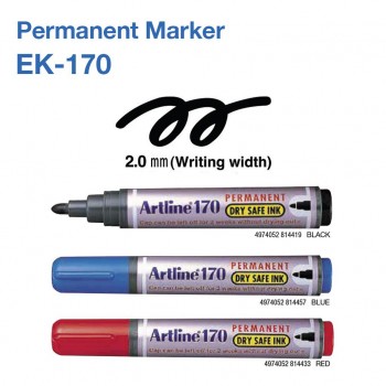 Artline 170 Dry Safe Permanent Marker - (EK-170)