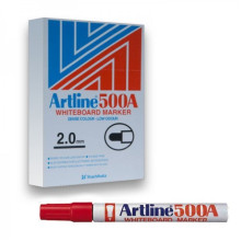 (Original) - (12pcs/Box) - Artline 500A Whiteboard Marker 2.0mm - (Red)