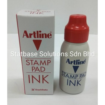 Artline Stamp Pad Refill Ink  - 50cc / 50ml - Red