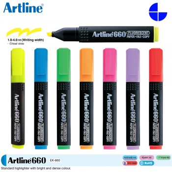 Artline 660 Fluorescent Highlighter Pen / Pen Penanda Warna 