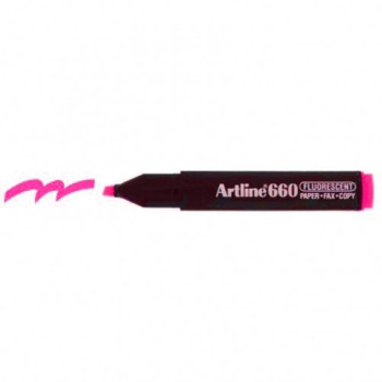 Artline 660 Fluorescent Highlighter Pen / Pen Penanda Warna - Fl Pink