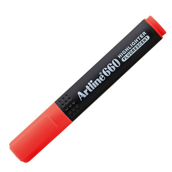 Artline 660 Fluorescent Highlighter Pen / Pen Penanda Warna - Fl Red