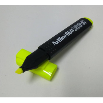 Artline 660 Fluorescent Highlighter Pen / Pen Penanda Warna - Fl Yellow