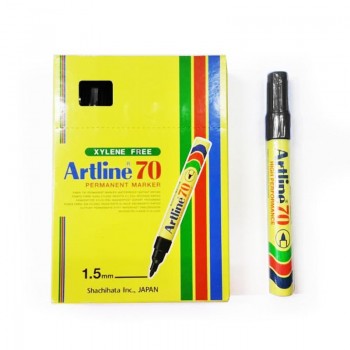 (Original) - (12pcs/Box) - Artline 70 Permanent Marker (1.5mm) - Black