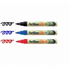 (Original) - Artline 70 Permanent Marker (1.5mm) - Black /Blue / Red