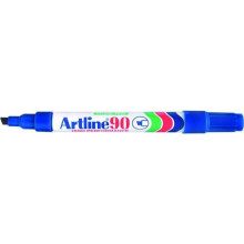 Artline 90 Permanent Marker Pen (Chisel Style) - Blue