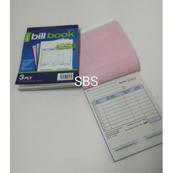 Unicorn NCR 3 Ply (25 x 3) Bill Book (B 823)