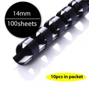 10 pcs - 14MM Black Plastic Binding Comb (Binding Up To 100 Sheets) -10pcs / Pack