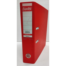 Bantex F4 3" Colour PP LAF / Ordner Folio 70mm (3 Inch) Lever Arch File (1456) - Red