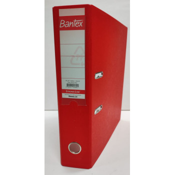 Bantex F4 3&quot; Colour PP LAF / Ordner Folio 70mm (3 Inch) Lever Arch File (1456) - Red