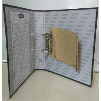 Bantex Basic A4 2&quot; (50mm) Level Arch File With Index (1426-10 )