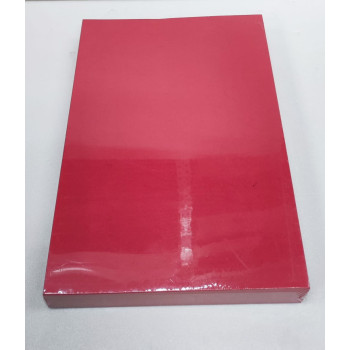 A4 230gsm Buffalo Card / Binding Cover Paper Card  (210mm x 297mm ) - (100's @ Pack) -Deep Red