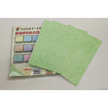 Lucky Star A4 160gsm Buffalo Fancy Card (210mm x 297mm ) - (100's/Pack) - Light Green