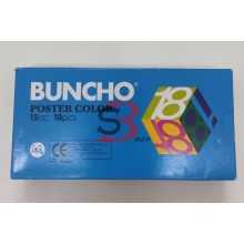 Buncho Poster Colour - 18’s/box (15cc - 2172/18)